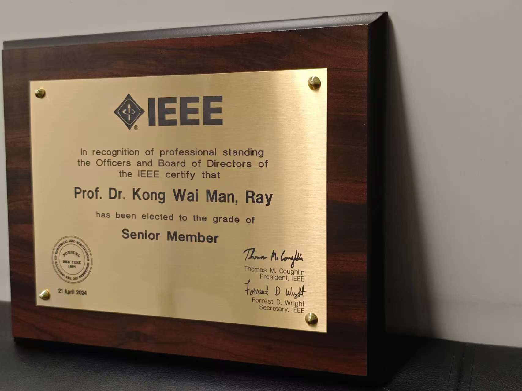 IEEE Senior Member award
